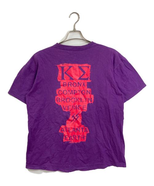 stussy（ステューシー）stussy (ステューシー) 【古着】メキシコ製Tシャツ　グラフィックT パープル サイズ:Lの古着・服飾アイテム