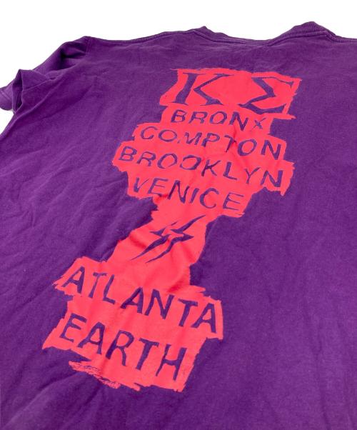 stussy（ステューシー）stussy (ステューシー) 【古着】メキシコ製Tシャツ　グラフィックT パープル サイズ:Lの古着・服飾アイテム