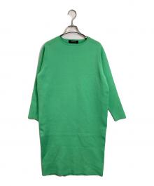 LOUNIE（ルーニー）の古着「ハンドウォッシャブルニットワンピース」｜黄緑