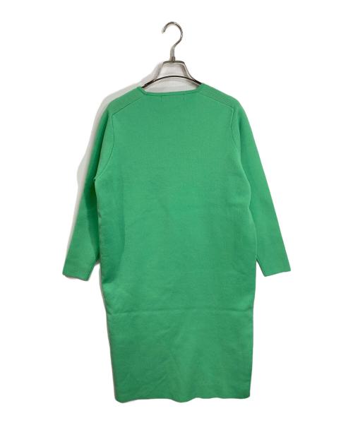 LOUNIE（ルーニー）LOUNIE (ルーニー) ハンドウォッシャブルニットワンピース 黄緑 サイズ:実寸参照 未使用品の古着・服飾アイテム