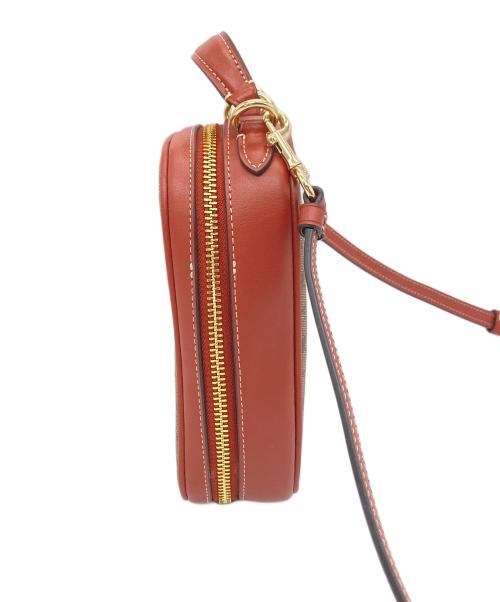 COACH（コーチ）COACH (コーチ) エヴァ フォン クロスボディ　シグネチャー　ミニショルダー ブラウン サイズ:実寸参照の古着・服飾アイテム