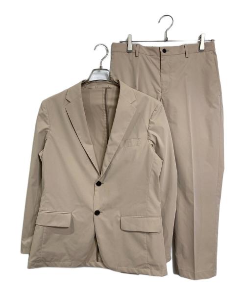 UNITED ARROWS（ユナイテッドアローズ）UNITED ARROWS (ユナイテッドアローズ) ミノテック シングル 2ボタンジャケット  セットアップスーツ ベージュ サイズ:Lの古着・服飾アイテム