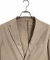 UNITED ARROWS (ユナイテッドアローズ) ミノテック シングル 2ボタンジャケット  セットアップスーツ ベージュ サイズ:L：10000円
