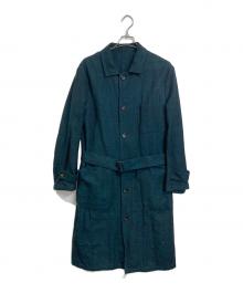TEGE UNITED ARROWS（テゲ ユナイテッドアローズ）の古着「トレンチコート　ロングコート」｜グリーン
