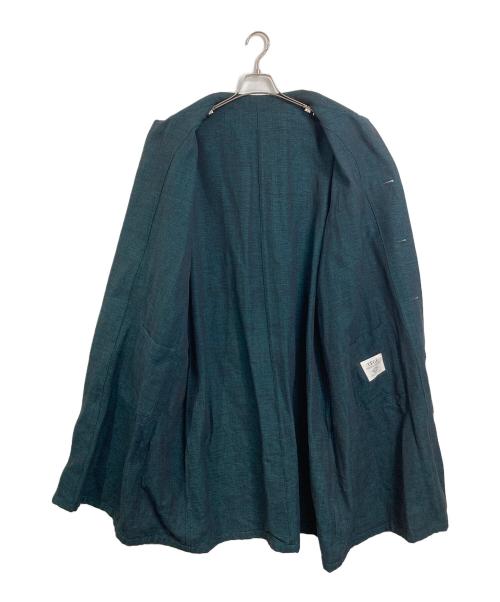 TEGE UNITED ARROWS（テゲ ユナイテッドアローズ）TEGE UNITED ARROWS (テゲ ユナイテッドアローズ) トレンチコート　ロングコート グリーン サイズ:Lの古着・服飾アイテム