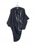 Vivienne Westwoodヴィヴィアンウエストウッド）の古着「サリーアルニットトップ/変形捻じれニット」｜グレー