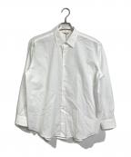 AURALEEオーラリー）の古着「WASHED FINX TWILL SHIRT　ウォッシュドフィンクスツイルシャツ」｜ホワイト