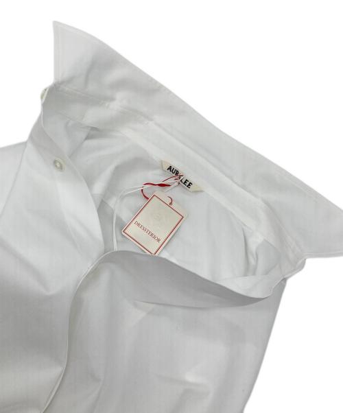 AURALEE（オーラリー）AURALEE (オーラリー) WASHED FINX TWILL SHIRT　ウォッシュドフィンクスツイルシャツ ホワイト サイズ:1 未使用品の古着・服飾アイテム