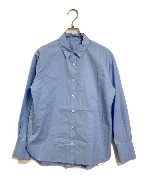 UNTITLED（アンタイトル）UNTITLED (アンタイトル) ウォッシャブルリッチベーシックシャツ サックスブルー サイズ:1 未使用品の古着・服飾アイテム