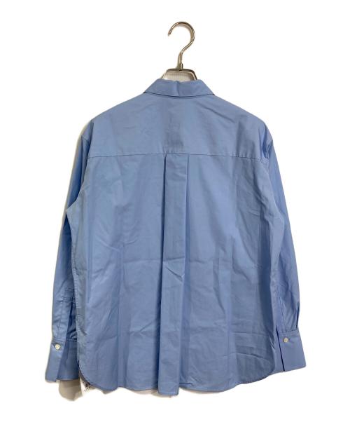 UNTITLED（アンタイトル）UNTITLED (アンタイトル) ウォッシャブルリッチベーシックシャツ サックスブルー サイズ:1 未使用品の古着・服飾アイテム