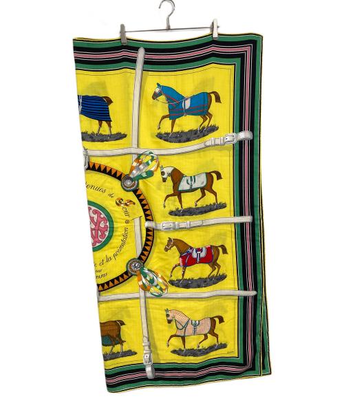 HERMES（エルメス）HERMES (エルメス) カレジェアン カレ140 イエロー サイズ:実寸参照の古着・服飾アイテム