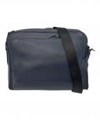 Joyaジョーヤ）の古着「レザーショルダーバッグ」｜ネイビー