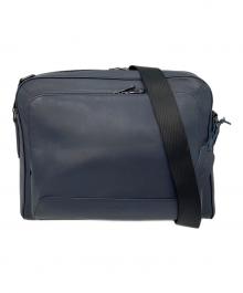 Joya（ジョーヤ）の古着「レザーショルダーバッグ」｜ネイビー