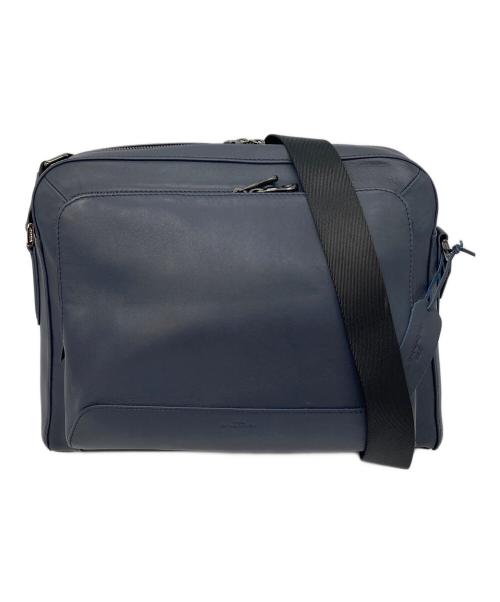 Joya（ジョーヤ）joya (ジョーヤ) レザーショルダーバッグ ネイビー サイズ:実寸参照の古着・服飾アイテム