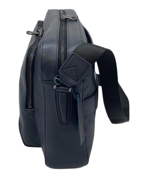 Joya（ジョーヤ）joya (ジョーヤ) レザーショルダーバッグ ネイビー サイズ:実寸参照の古着・服飾アイテム