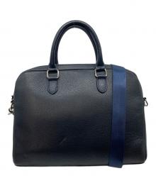 Murad（ミュラド）の古着「2wayレザーバッグ　ショルダーバッグ　ビジネスバッグ」｜ネイビー