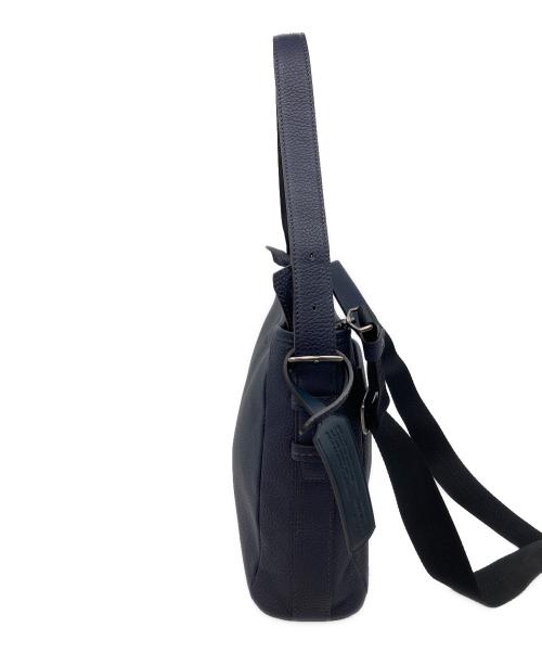 FUJITAKA（フジタカ）FUJITAKA (フジタカ) Elva 2WAYバッグ　ネイビー　牛革 ネイビー サイズ:実寸参照の古着・服飾アイテム