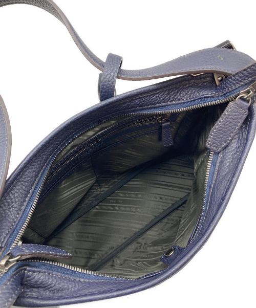 FUJITAKA（フジタカ）FUJITAKA (フジタカ) Elva 2WAYバッグ　ネイビー　牛革 ネイビー サイズ:実寸参照の古着・服飾アイテム