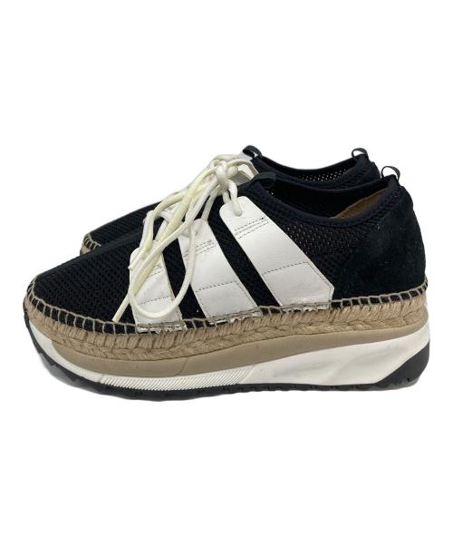 gaimo（ガイモ）gaimo (ガイモ) メッシュコンビジュートダッドソールスニーカー　ローカットスニーカー ブラック サイズ:37の古着・服飾アイテム