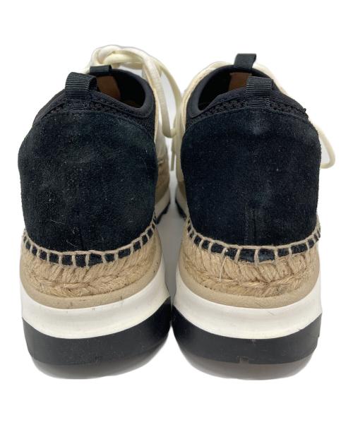 gaimo（ガイモ）gaimo (ガイモ) メッシュコンビジュートダッドソールスニーカー　ローカットスニーカー ブラック サイズ:37の古着・服飾アイテム