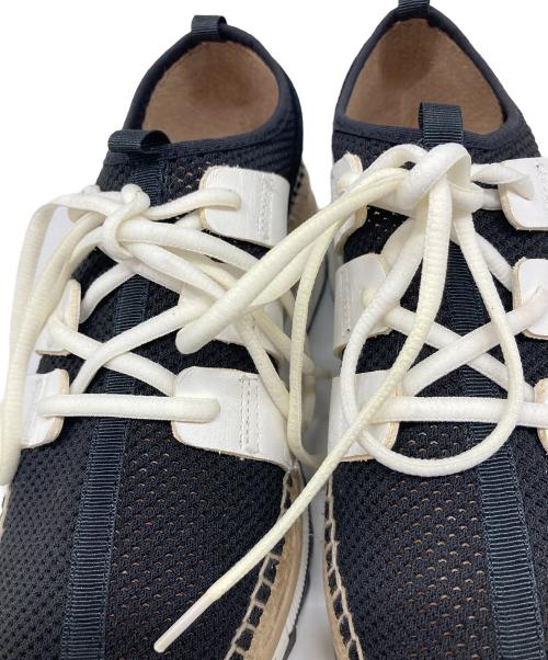 gaimo（ガイモ）gaimo (ガイモ) メッシュコンビジュートダッドソールスニーカー　ローカットスニーカー ブラック サイズ:37の古着・服飾アイテム