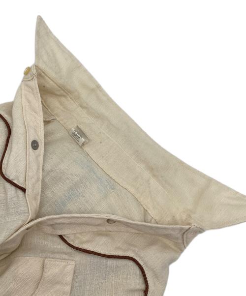 ヴィンテージシャツ（ヴィンテージシャツ）ヴィンテージシャツ (ヴィンテージシャツ) 【古着】　70'sウエスタンシャツ　70年代 ベージュ サイズ:15  32の古着・服飾アイテム