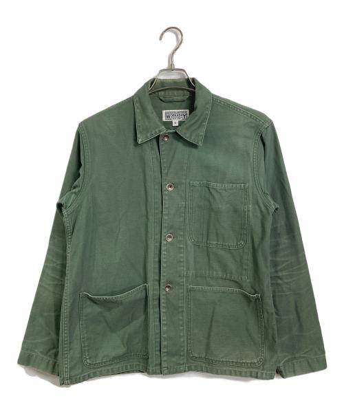 Engineered Garments（エンジニアド ガーメンツ）Engineered Garments (エンジニアドガーメンツ) カバーオール　コットンジャケット グリーン サイズ:Sの古着・服飾アイテム