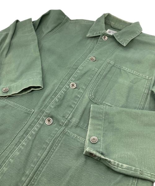 Engineered Garments（エンジニアド ガーメンツ）Engineered Garments (エンジニアドガーメンツ) カバーオール　コットンジャケット グリーン サイズ:Sの古着・服飾アイテム