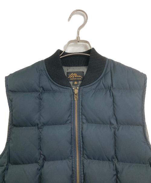 L.L.Bean（エルエルビーン）L.L.Bean (エルエルビーン) 【古着】復刻筆記体タグキルティング ダウンベスト ネイビー サイズ:Mの古着・服飾アイテム