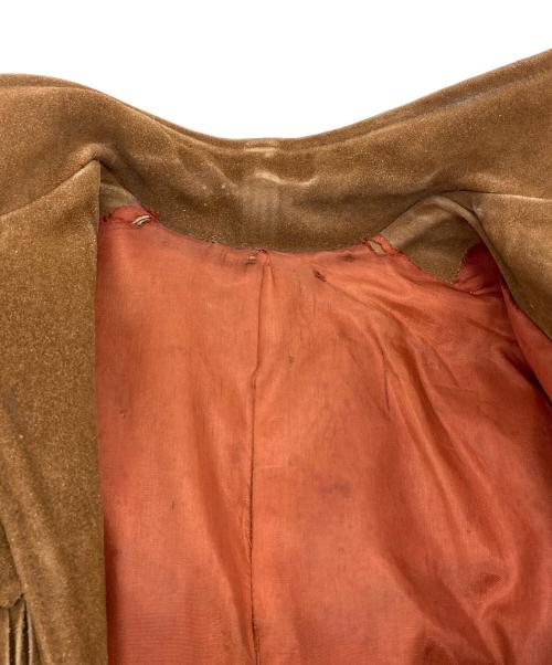 trego's westwear（-）trego's westwear (-) ヴィンテージスウェードウエスタンジャケット ブラウン サイズ:10の古着・服飾アイテム