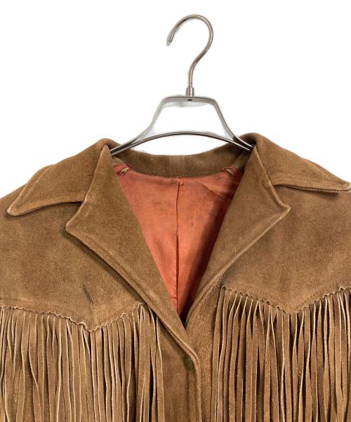 trego's westwear（-）trego's westwear (-) ヴィンテージスウェードウエスタンジャケット ブラウン サイズ:10の古着・服飾アイテム