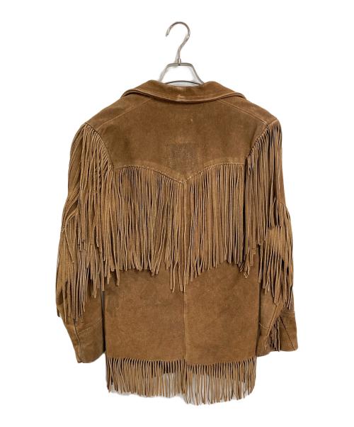trego's westwear（-）trego's westwear (-) ヴィンテージスウェードウエスタンジャケット ブラウン サイズ:10の古着・服飾アイテム