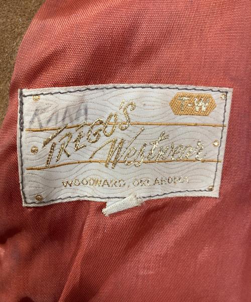 trego's westwear（-）trego's westwear (-) ヴィンテージスウェードウエスタンジャケット ブラウン サイズ:10の古着・服飾アイテム