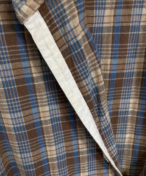 RRL（ダブルアールエル）RRL (ダブルアールエル) チェックシャツ　長袖シャツ ベージュ サイズ:Sの古着・服飾アイテム