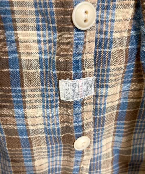 RRL（ダブルアールエル）RRL (ダブルアールエル) チェックシャツ　長袖シャツ ベージュ サイズ:Sの古着・服飾アイテム