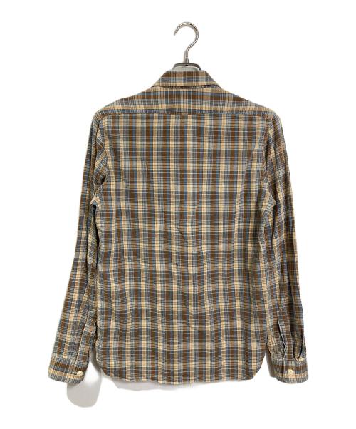 RRL（ダブルアールエル）RRL (ダブルアールエル) チェックシャツ　長袖シャツ ベージュ サイズ:Sの古着・服飾アイテム
