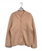 Christian Diorクリスチャン ディオール）の古着「CDロゴボタン カーディガン　ウールカーディガン」｜ピンク