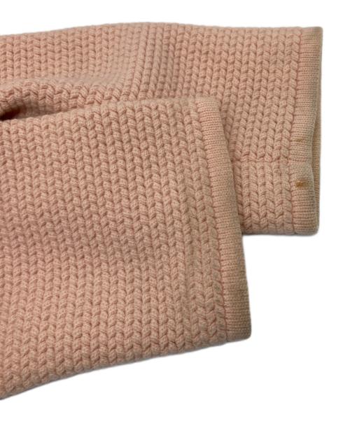 Christian Dior（クリスチャン ディオール）Christian Dior (クリスチャン ディオール) CDロゴボタン カーディガン　ウールカーディガン ピンク サイズ:Mの古着・服飾アイテム