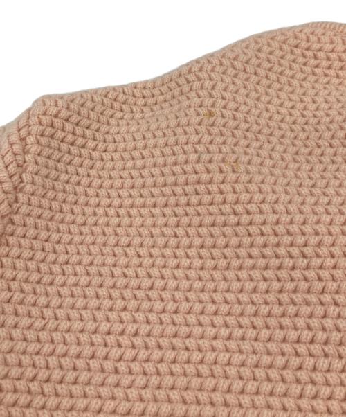 Christian Dior（クリスチャン ディオール）Christian Dior (クリスチャン ディオール) CDロゴボタン カーディガン　ウールカーディガン ピンク サイズ:Mの古着・服飾アイテム