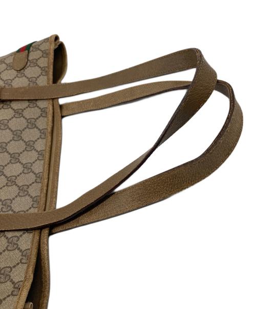 GUCCI（グッチ）GUCCI (グッチ) GG トートバッグ　OLD GUCCI ベージュ サイズ:実寸参照の古着・服飾アイテム