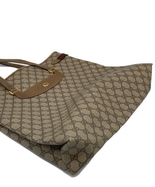 GUCCI（グッチ）GUCCI (グッチ) GG トートバッグ　OLD GUCCI ベージュ サイズ:実寸参照の古着・服飾アイテム