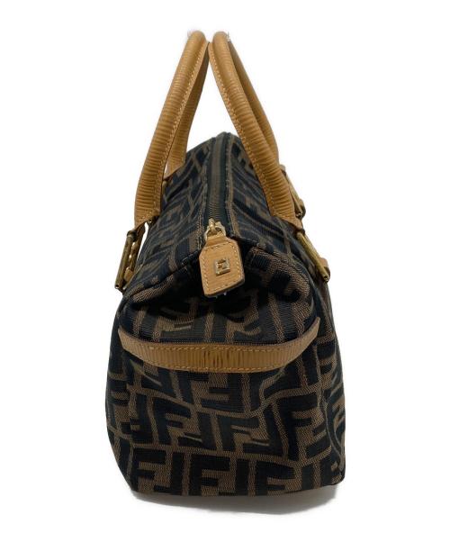 FENDI（フェンディ）FENDI (フェンディ) ズッカ柄 ミニボストンバッグ　OLD FENDI ブラウン サイズ:実寸参照の古着・服飾アイテム