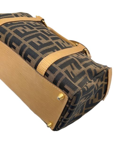 FENDI（フェンディ）FENDI (フェンディ) ズッカ柄 ミニボストンバッグ　OLD FENDI ブラウン サイズ:実寸参照の古着・服飾アイテム