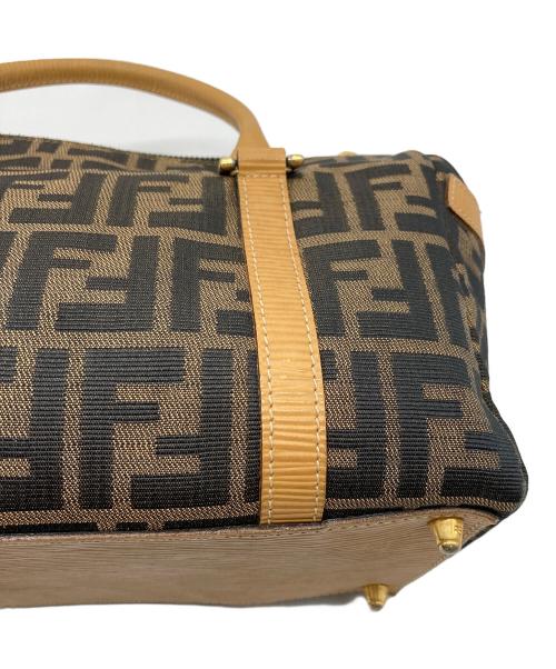FENDI（フェンディ）FENDI (フェンディ) ズッカ柄 ミニボストンバッグ　OLD FENDI ブラウン サイズ:実寸参照の古着・服飾アイテム