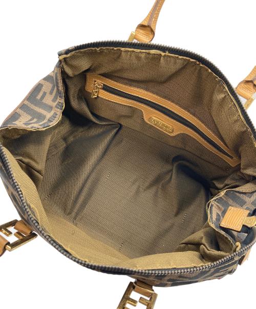FENDI（フェンディ）FENDI (フェンディ) ズッカ柄 ミニボストンバッグ　OLD FENDI ブラウン サイズ:実寸参照の古着・服飾アイテム