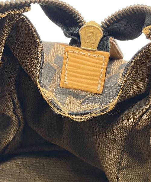 FENDI（フェンディ）FENDI (フェンディ) ズッカ柄 ミニボストンバッグ　OLD FENDI ブラウン サイズ:実寸参照の古着・服飾アイテム