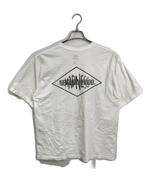 MADNESS（マッドネス）madness (マッドネス) NEIGHBORHOOD (ネイバーフッド) 24aw  製品染め クルーネック Tシャツ ホワイト サイズ:Lの古着・服飾アイテム