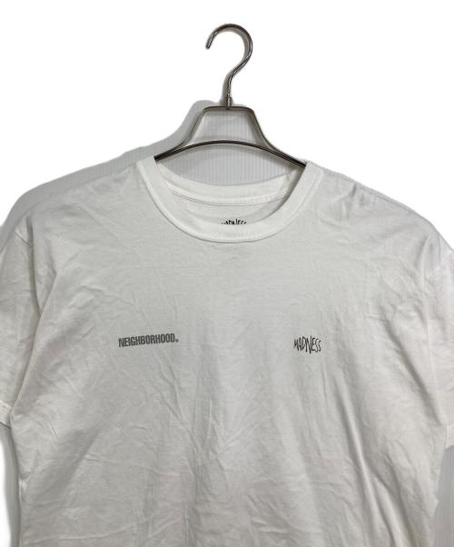 MADNESS（マッドネス）madness (マッドネス) NEIGHBORHOOD (ネイバーフッド) 24aw  製品染め クルーネック Tシャツ ホワイト サイズ:Lの古着・服飾アイテム