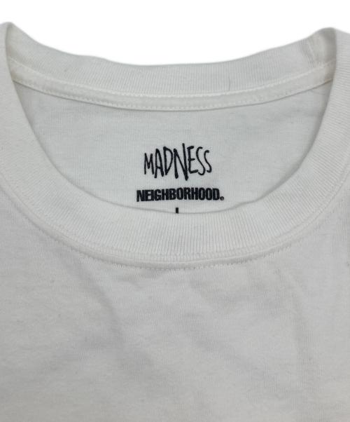 MADNESS（マッドネス）madness (マッドネス) NEIGHBORHOOD (ネイバーフッド) 24aw  製品染め クルーネック Tシャツ ホワイト サイズ:Lの古着・服飾アイテム