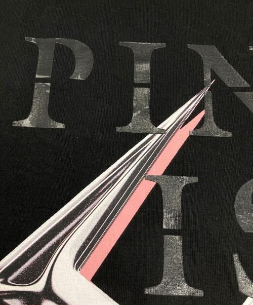 BLACKPINK（ブラックピンク）blackpink (ブラックピンク) FRAGMENT DESIGN (フラグメントデザイン) コラボTシャツ　コットンTシャツ ブラック サイズ:XLの古着・服飾アイテム